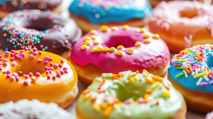 Glazed donut variety pack with sprinkles