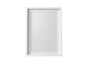 White picture frame mockup