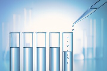 laboratory test tubes with chemicals
