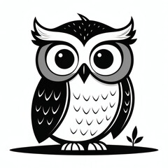 Fototapeta premium owl on a branch