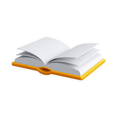 open book isolated on white