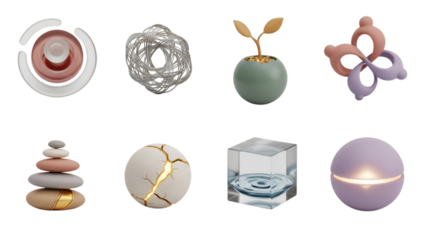 Visualize Complex Emotions: A 3D Icon Toolkit for Psychology and Self-Care