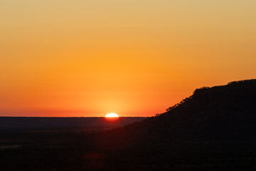 Sunset in the Northern Territory.