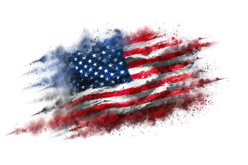 Abstract American flag design (2)