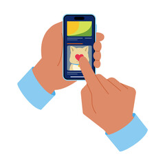 Social media scrolling