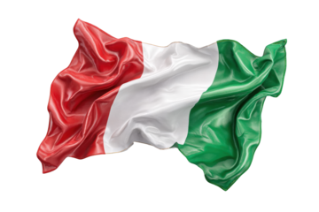 Rippled Flag of Italy