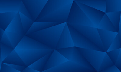 blue polygon background design with abstract geometric triangular gradient vector texture