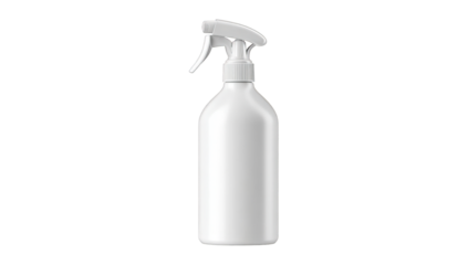 White plastic spray bottle