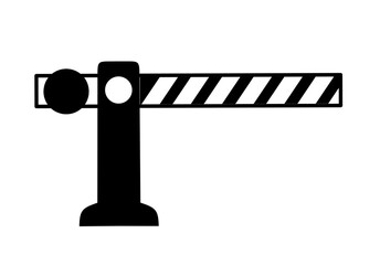 road doorstop vector on white background
