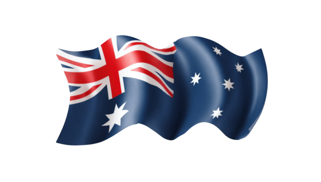 Waving Australian flag graphic (1)