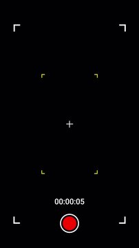 Vertical camera view finder layer. 4K stock video ,Camera mobile phone recording overlay animation in high resolution video,4K vertical video