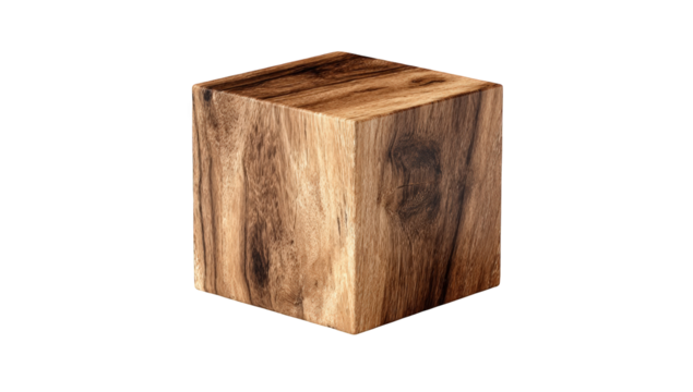 Wooden cube, perfect form