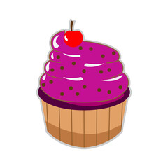 Cup Cake Illustration
