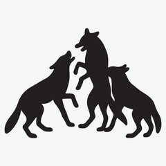 Abstract geometric design with vibrant color palette and clean lines