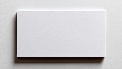 Fototapeta premium Blank white rectangular sheet of paper