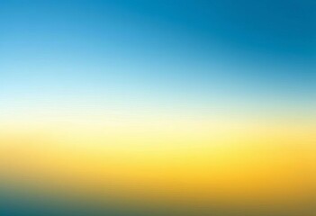 Naklejka premium Subtle blue-to-yellow ombre, serene and peaceful , abstract, subtlety