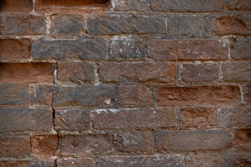 ancient imperial red brick wall