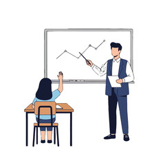 Teacher and Student Learning Concept