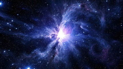 A cosmic scene featuring the Orion Nebulaâ€™s bright star formations