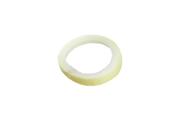 Onion isolated on white background. onion slice. onion rings. Fresh Yellow Onion. Natural, fresh, vegetarian food. Agricultural products. Healthy eating. Vegetables. Farmer's market.