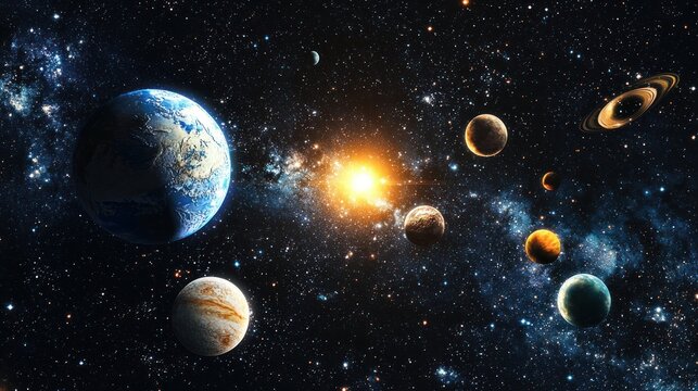 A collection of celestial objects studied in modern astronomy