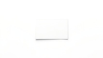 A minimalist business card design on a clean white background, showcasing simplicity and professionalism.
