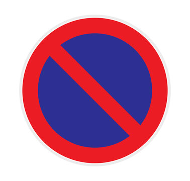 stationnement interdit logo panneau