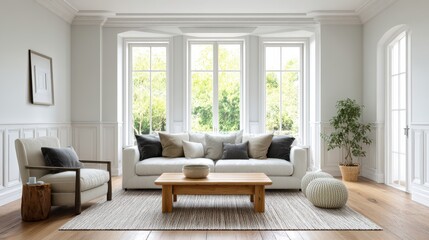Balanced Design Living Room with Neutral Palette