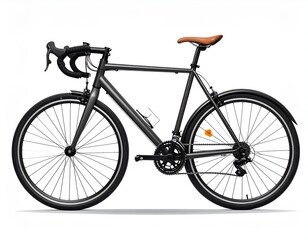 bicycle on the white 