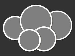 5 Empty geometric photo collage grid rectangle template shape. Modern tiles pattern mosaic for portfolio presentation. Background and photo album for wall mood board.	
