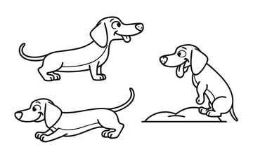 beagle puppy on white background