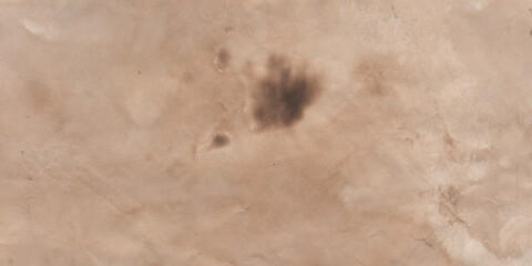 Wide banner. Texture of old papyrus. Old paper. Burnt yellow old paper. Historical background. Vintage pattern