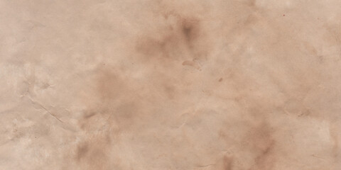 Wide banner. Texture of old papyrus. Old paper. Burnt yellow old paper. Historical background. Vintage pattern