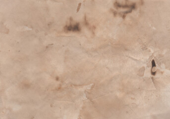 Old papyrus texture. Old paper. Burnt yellow old paper. Historical background. Vintage pattern