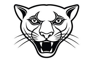 vector illustration of a tiger