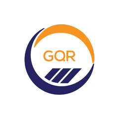 GQR Modern Company logo. GQR  Abstract Circle Company logo design for entrepreneur and business. GQR Branding best icon Business Branding.
