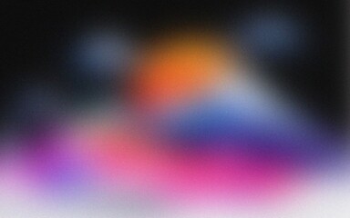 Vibrant abstract swirls of color on a dark background