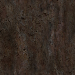The Seamless Pine Tree Bark Texture