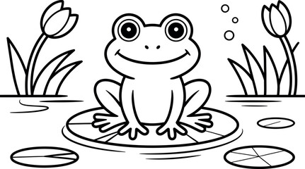 Enchanted Castle Coloring Page