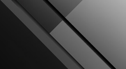 Abstract geometric shapes in grayscale with sharp angles and lines  