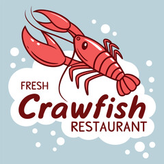 Minimal Crab Illustration Clipart