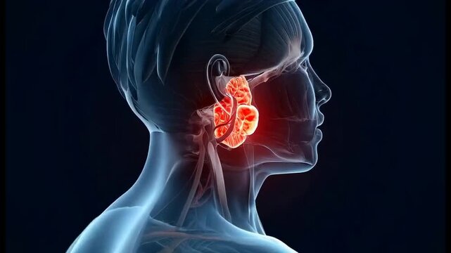 Sinus Infection Inflammation Animation Highlighting Facial Pain and Anatomical Structure for Medical Education and Awareness