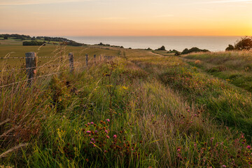 krajobraz , wsch&oacute;d słońca 
