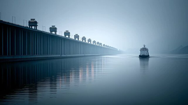 Harmonious Coexistence of Water Conservancy Project and Ship