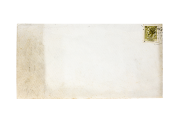 old vintage retro paper envelope packet