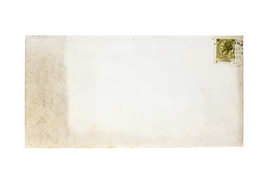 old vintage retro paper envelope packet