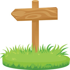 Rustic wooden sign with natural texture on a clean white background