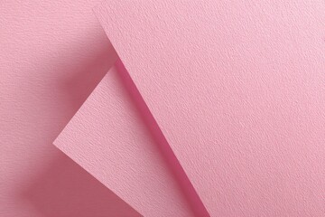 Pink paper sheets overlapping