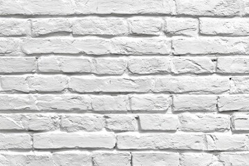 Fototapeta premium White brick wall texture (5)