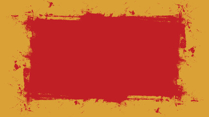 Horror and grunge style, aesthetic vector frame.